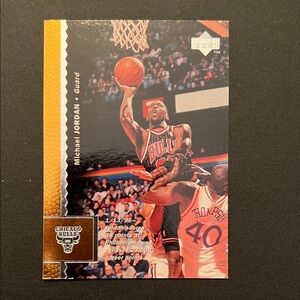 Michael Jordan Basketball Card